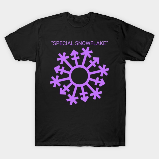 Gender "Special Snowflake" - Purple T-Shirt by GenderConcepts